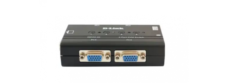 D‑Link DKVM‑4K - компактное управление четырьмя ПК с одной консоли